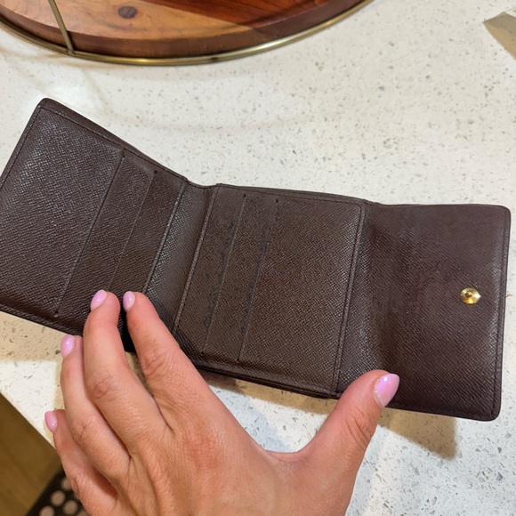 Authentic Louis Vuitton Vintage Damier Ebene Wallet - Picture 4 of 5